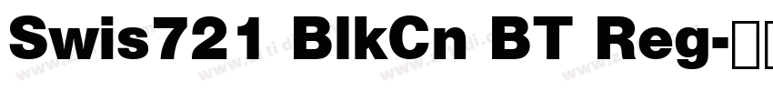 Swis721 BlkCn BT Reg字体转换